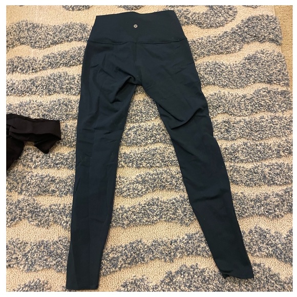 Lululemon Wunder Under Teal Mesh Front Leggings ✨✨ - Picture 2 of 6